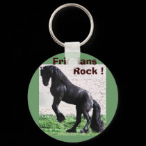Friesians Rock Keychains by RookyStudios Friesians Rock Keychains