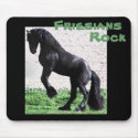 Friesians Rock Mousepad