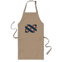 Friesland Flag Apron by FlagTshirts Friesland Flag Apron