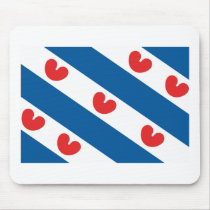 Friesland Flag Mousepad by FlagTshirts Friesland Flag Mousepad