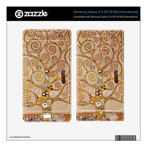 Frieze II by Gustav Klimt Samsung Galaxy S II Decal
