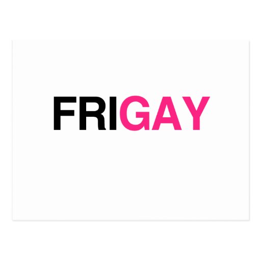 FRIGAY POSTCARDS