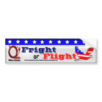 Fright or Flight Bumper Sticker
