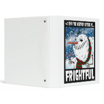 Frightful Snowman binders