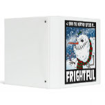 Frightful Snowman binders