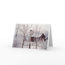 Frigid Scene Greeting Card