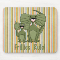 Frillies Rule mousepads by naturetees Frillies Rule mousepads