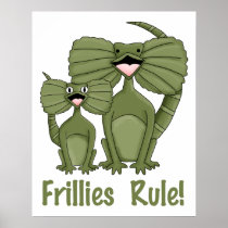 Frillies Rule Print