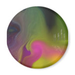 "Fringe Of Ascension" Round Sticker II magnets