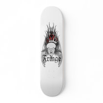 Fringe Skull & Wings Skateboard Deck