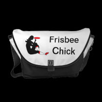 Frisbee Chick Messenger Bag messenger bags