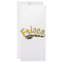 Frisco High School Tail rack cards
