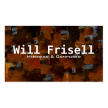 "Frisell" Business Card Template