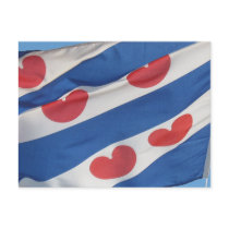 Frisian Flag (Fryslan) Post Card