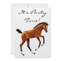 Frisky Bay Foal Invitation