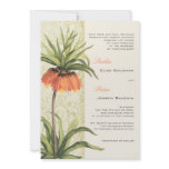 Fritillaria Floral Wedding Invitation 2