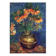 Fritillaries in a Copper Vase by Van Gogh. Business Card
