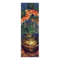 Fritillaries in a Copper Vase by Van Gogh. Business Cards