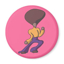 Fro Dude Jam Magnets