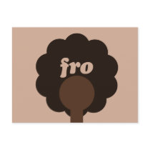 'Fro Sho Postcard
