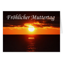 Froelicher Muttertag - San Diego Sunset Cards