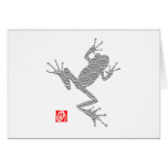 frog15-3 greeting card