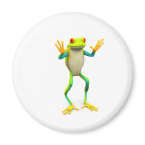 frog1 refrigerator magnets