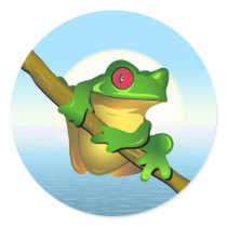 Frog 1 stickers by Lidusik Frog 1 stickers