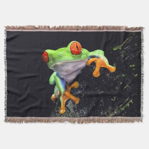 frog plush blanket