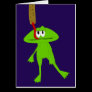Frog and Flypaper Greeting Card