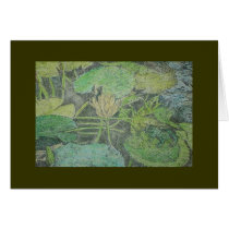 frog and lily cards