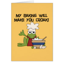 Frog Baker Tshirts and Gifts Cards