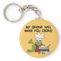 Frog Baker Tshirts and Gifts Key Chains