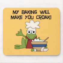 Frog Baker Tshirts and Gifts Mouse Pads