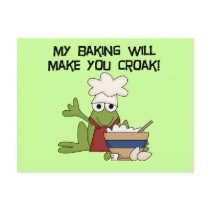 Frog Baker Tshirts and Gifts Postcard