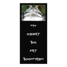FROG: BIG FAT BOOKMARK: RACK CARD