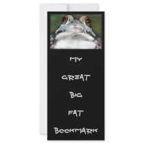 FROG: BIG FAT BOOKMARK: RACK CARD rack cards by joyart FROG: BIG FAT BOOKMARK: RACK CARD rack cards