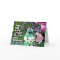 Frog Birthday card- customize