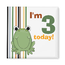 Frog • Birthday Magnet