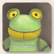 Frog Boy cork coasters
