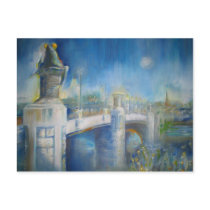 Frog Bridge at Night postcards by saraby Frog Bridge at Night postcards