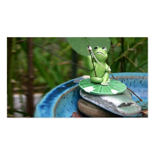 Frog Business Card (front side)