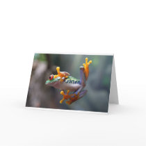 Frog by John Remar Jr. Greeting Cards