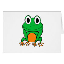 frog greeting card