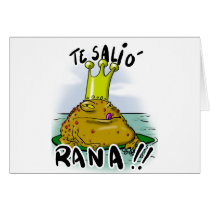 frog greeting card
