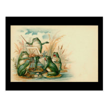 "Frog Chorus" Postcard