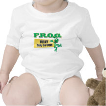 FROG CHRISTIAN ACRONYM FULLY RELY ON GOD BABY CREEPER