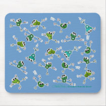 Frog Collage mousepads