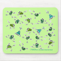 Frog Collage mousepads