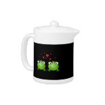 Frog Couple with hearts.